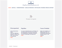 Tablet Screenshot of orgelbau-schmid.de